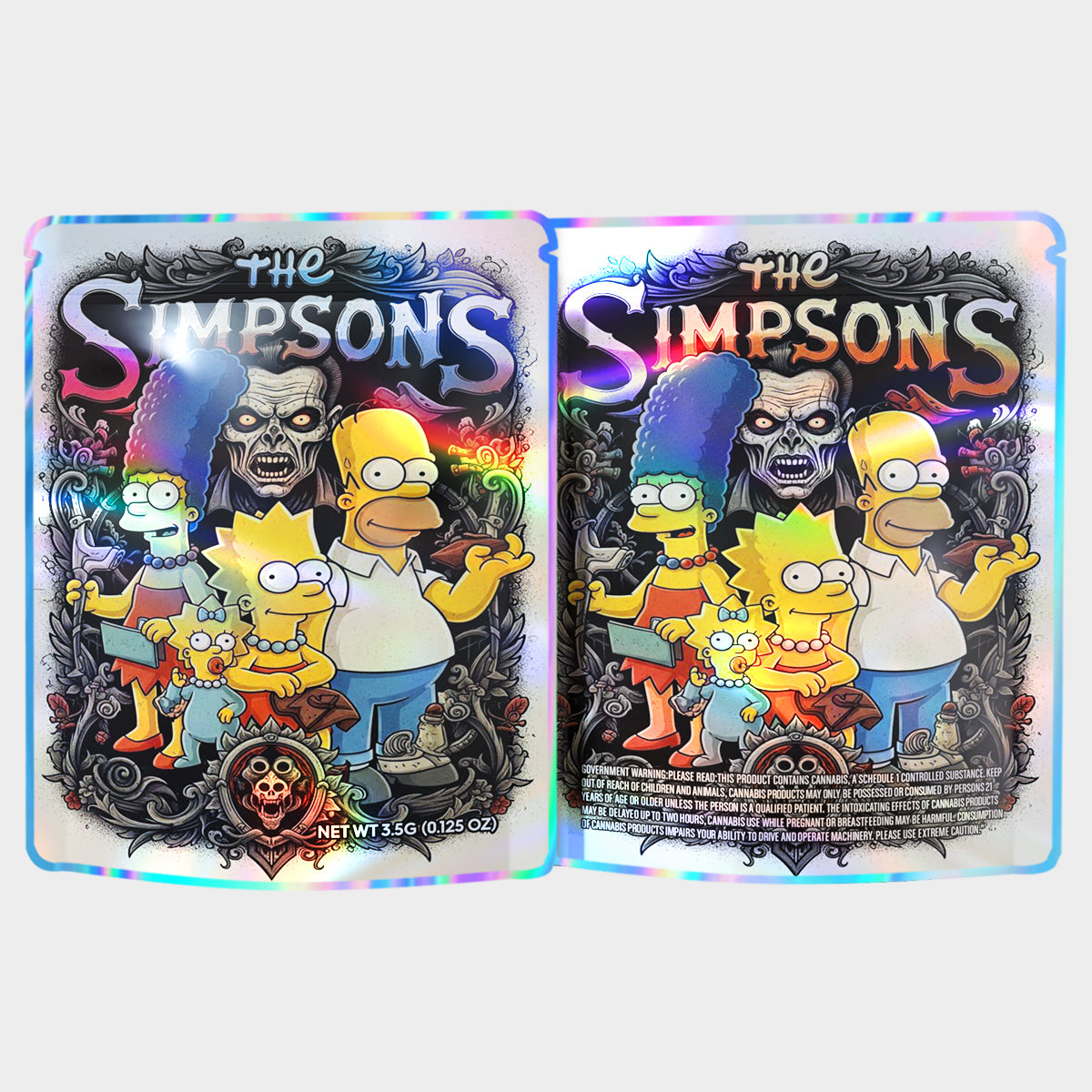 The Simpsons 3.5G Mylar Bags