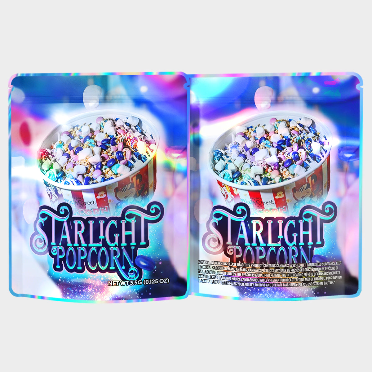 Starlight Popcorn 3.5G Mylar Bags