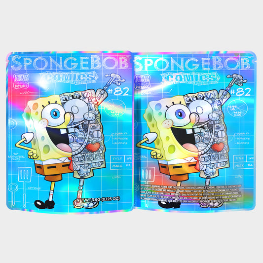 Spongebob Comics 3.5G Mylar Bags