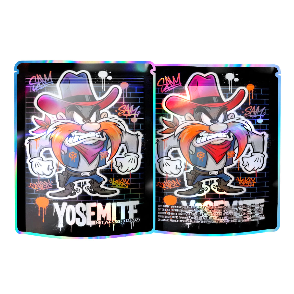 Yosemite 3.5G Mylar Bags