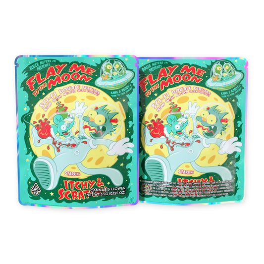 Flay Me to The Moon Mylar Bags 3.5 Grams