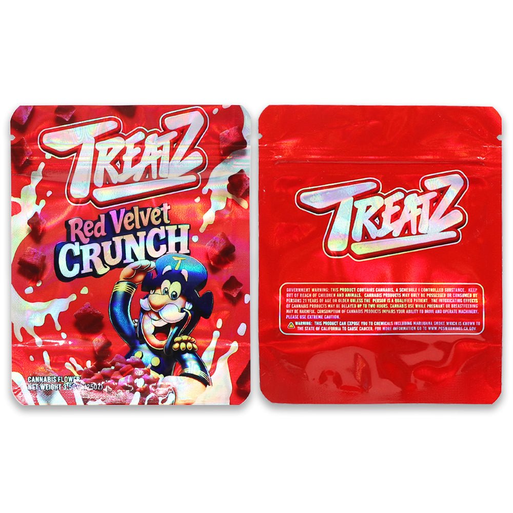 Treatz Red Velvet Crunch Mylar Bags 3.5 Grams