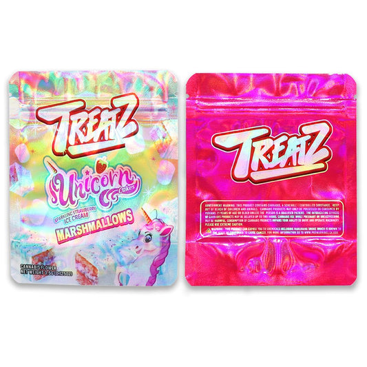 Treatz Unicorn Cakes Mylar Bags 3.5 Grams