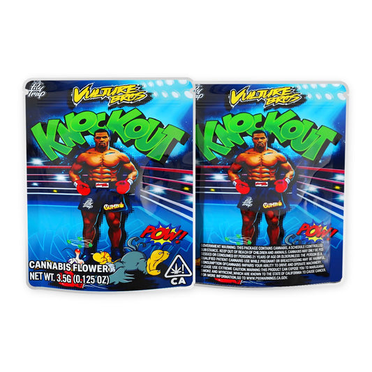 Fly Trap Vulture Bros Knockout Pow Mylar Bags 3.5 Grams