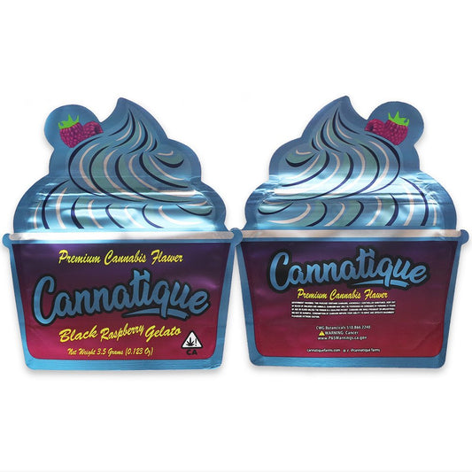 Cannatique Gelato 3.5G Mylar Bags