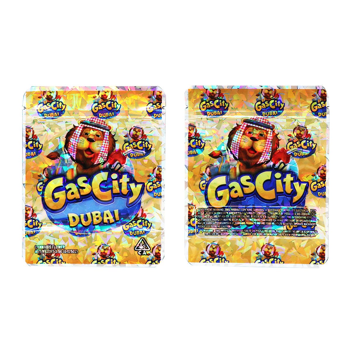 CasCity 3.5g Mylar Bag