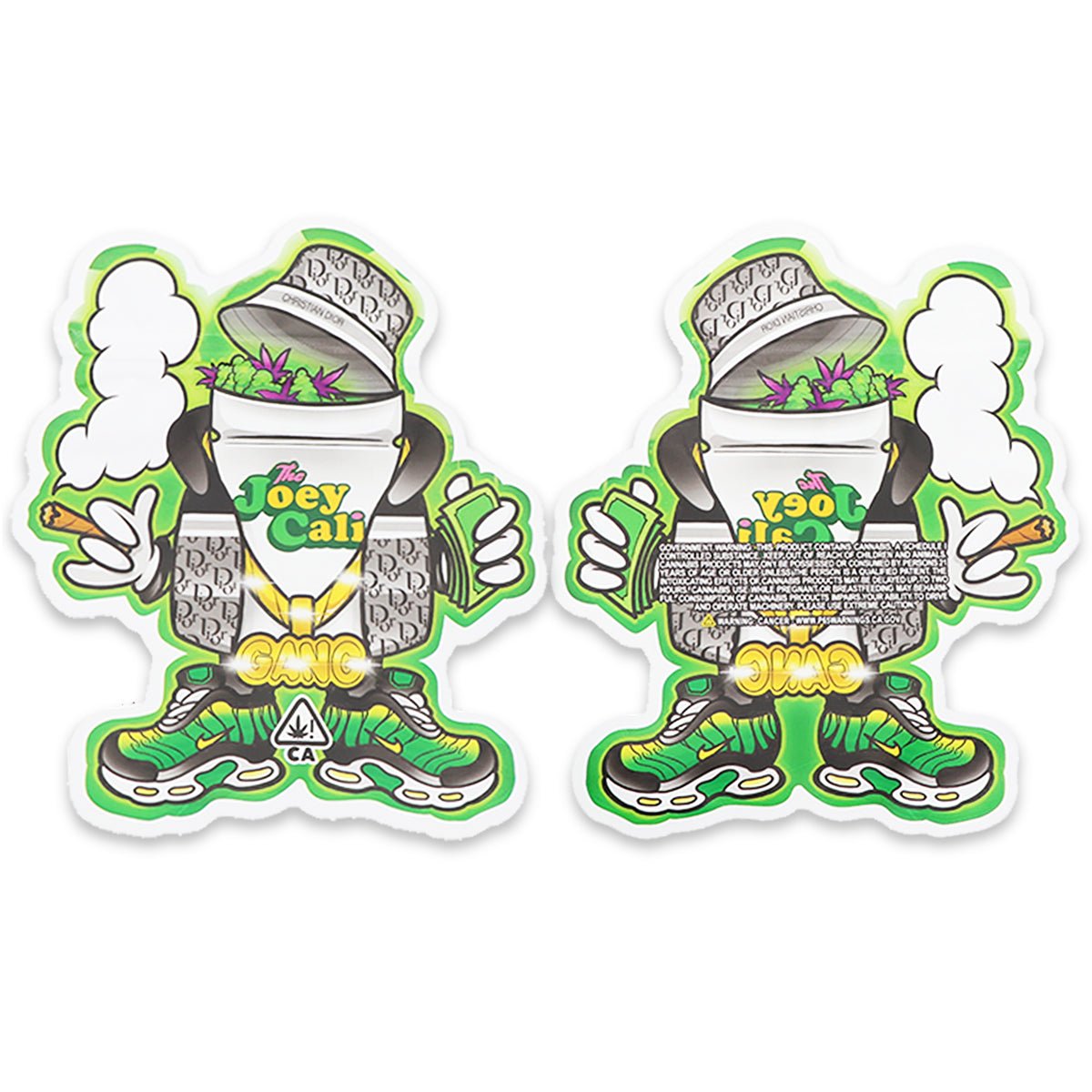 Joey Cali SFX Weed Mylar Bags 3.5 Grams 