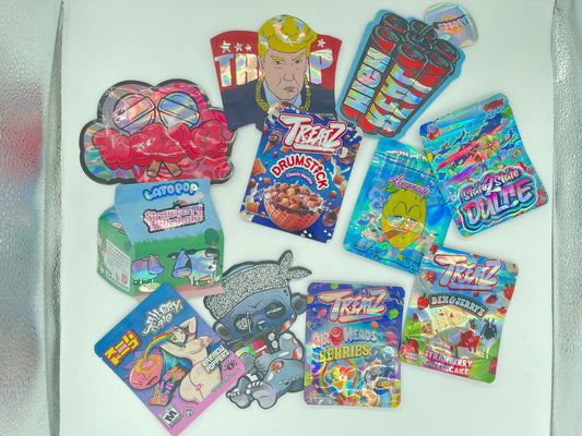 Mixed Mylar Bags 3.5 Grams
